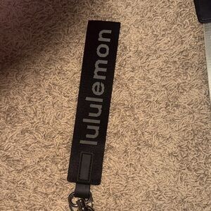 Lululemon Black Keychain